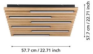 Eglo 390427 - LED Stmievateľné stropné svietidlo MARREIRA 6xLED/8,5W/230V 3000K