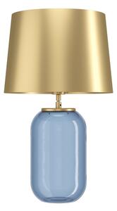 Eglo 390064 - Stolná lampa CUITE 1xE27/40W/230V zlatá/modrá