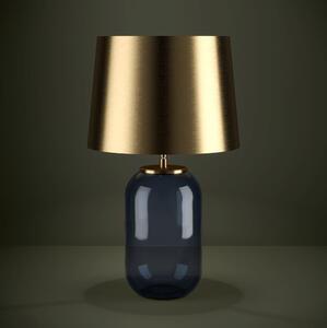 Eglo 390064 - Stolná lampa CUITE 1xE27/40W/230V zlatá/modrá