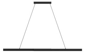 Eglo 390368 - LED Stmievateľný luster na lanku MONTEBUONO LED/20W/230V 3000K čierna