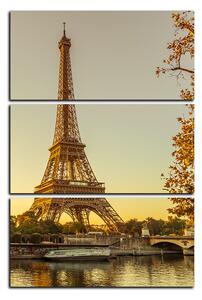 Obraz na plátne - Eiffel Tower - obdĺžnik 7110B (90x60 cm )