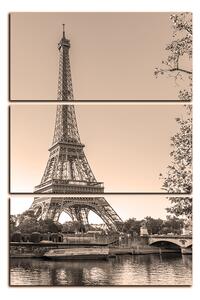 Obraz na plátne - Eiffel Tower - obdĺžnik 7110FB (105x70 cm)