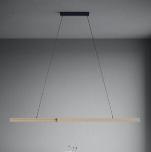Eglo 390369 - LED Stmievateľný luster na lanku MONTEBUONO LED/21W/230V 3000K hnedá