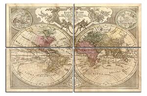 Obraz na plátne - Mapa antického sveta 1101C (120x80 cm)