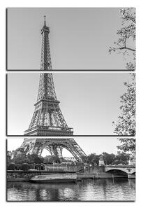 Obraz na plátne - Eiffel Tower - obdĺžnik 7110QB (90x60 cm )
