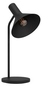 Eglo 390221 - Stolná lampa MORESCANA 1xE27/28W/230V čierna