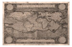 Obraz na plátne - Starožitná mapa sveta 1102FA (120x80 cm)