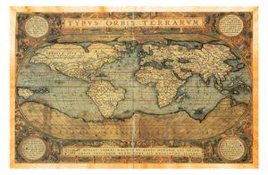 Obraz na plátne - Starožitná mapa sveta 1102A (120x80 cm)