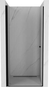 Mexen Pretoria kyvné sprchové dvere 90 cm, transparentnéné, čierna - 852-090-000-70-00