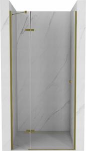 Mexen Roma kyvné sprchové dvere 70 cm, transparentnéné, zlatá - 854-070-000-50-00