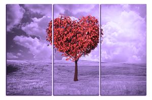 Obraz na plátne - Srdce v tvare stromu 1106FB (120x80 cm)