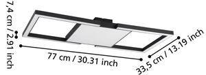 Eglo 390019 - LED Stmievateľné stropné svietidlo MACELLARA LED/26,2W/230V + DO