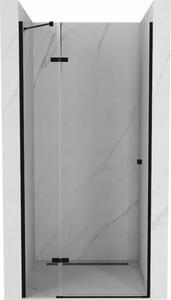 Mexen Roma kyvné sprchové dvere 80 cm, transparentnéné, čierna - 854-080-000-70-00