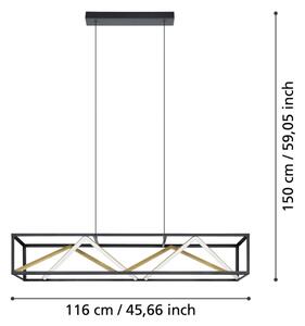 Eglo 390417 - LED Stmievateľný luster na lanku PENELA LED/46W/230V 2700-6500K + DO