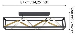 Eglo 390416 - LED Stmievateľný prisadený luster PENELA LED/45W/230V 2700-6500K +DO