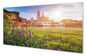 Nástenný panel  Nemecko Sunrise River 100x50 cm