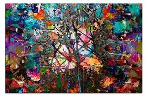 Obraz na plátne - Kvetinové grunge pozadia 1108A (90x60 cm )