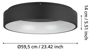 Eglo 390051 - LED Stmievateľné stropné svietidlo MARGHERA LED/35,2W/230V 3000K