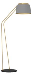 Eglo 390174 - Stojacia lampa ALMERIMAR 1xE27/40W/230V šedá/zlatá