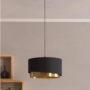 Eglo 39925 - Luster na lanku MANDERLINE 1xE27/40W/230V čierna/zlatá