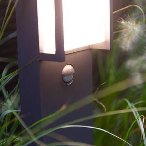 Chodníkové LED svetlo Qubo antracit detektor pohyb