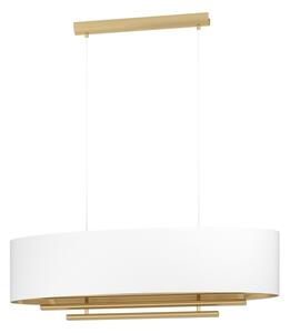 Eglo 390182 - Luster na lanku PINETARA 4xE27/40W/230V biela/zlatá