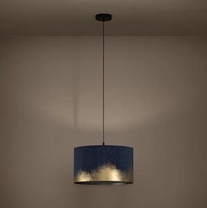 Eglo 39973 - Luster na lanku CASUARITA 1xE27/40W/230V pr. 38 cm modrá/zlatá