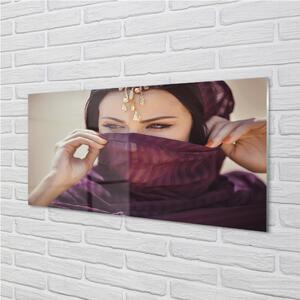 Nástenný panel  Žena purple Materiál 100x50 cm