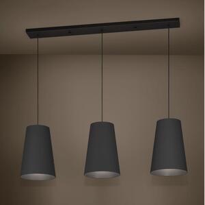 Eglo 390133 - Luster na lanku PETROSA 3xE27/40W/230V čierna