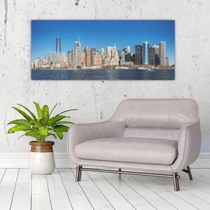 Obraz - Manhattan v New Yorku (120x50 cm)
