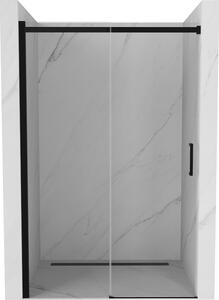 Mexen Omega posúvacie sprchové dvere 120 cm, transparentnéné, čierna - 825-120-000-70-00