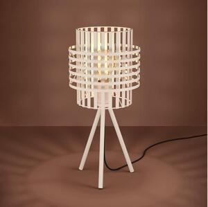 Eglo 390148 - Stojacia lampa OLTAMAR 1xE27/40W/230V krémová