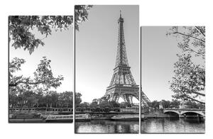 Obraz na plátne - Eiffel Tower 1110QC (90x60 cm)