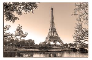 Obraz na plátne - Eiffel Tower 1110FA (60x40 cm)