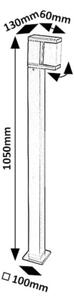 Rabalux 77184 - LED Vonkajšia lampa CUBBINGTON LED/10W/230V IP54