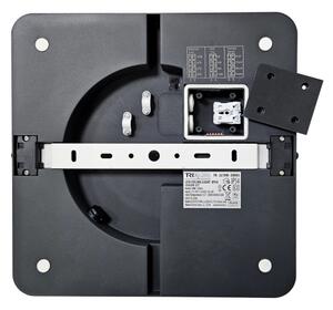 LED Kúpeľňové stropné svietidlo so senzorom ELLÉ LED/24W/230V 26x26 cm IP54 antr