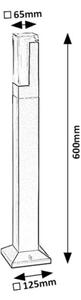 Rabalux 77128 - LED Vonkajšia lampa DARVAS LED/7W/230V IP54