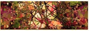 Obraz na plátne - Kvetinové grunge pozadia - panoráma 5108FA (105x35 cm)