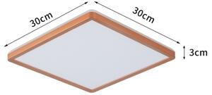 Brilagi - LED kúpeľňové stropné svietidlo ULTRA SLIM LED/18W/230V 30x30 cm ružové zlato IP54