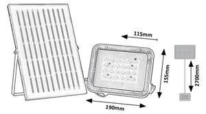 Rabalux 77141 - LED solárny reflektor MELK LED/6,5W/3,2V 1000mAh IP65