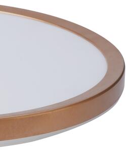 Brilagi - ultratenké kúpeľňové stropné LED svietidlo 24W/230V, priemer 42 cm, ružové zlato, IP54