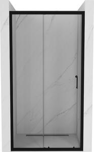 Mexen Apia posúvacie sprchové dvere 90 cm, transparentnéné, čierna - 845-090-000-70-00