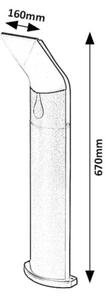 Rabalux 77173 - LED Vonkajšia lampa TOLNA LED/10W/230V IP54