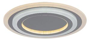 Rabalux 71315 - LED stmievateľné stropné svietidlo TANELI 56W/230V 3000/4000/6000K chróm + diaľkový ovládač