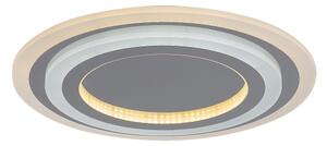 Rabalux 71315 - LED stmievateľné stropné svietidlo TANELI 56W/230V 3000/4000/6000K chróm + diaľkový ovládač