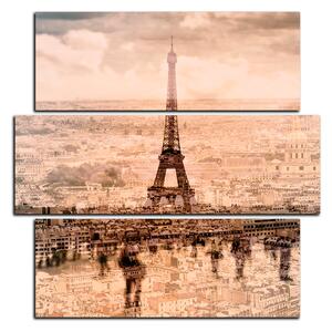 Obraz na plátne - Fotografia z Paríža - štvorec 3109D (75x75 cm)