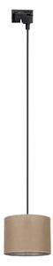 Luster na lanku do lištového systému TRACER 1xE27/15W/230V pr. 20 cm čierna/hnedá