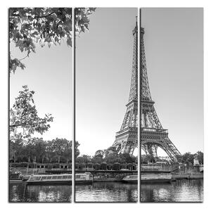 Obraz na plátne - Eiffel Tower - štvorec 3110QB (75x75 cm)
