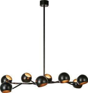 Markslöjd 108852 - Luster na tyči EDGAR 8xE14/40W/230V čierna