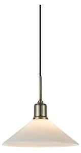 Markslöjd 108867 - Luster na lanku VELA 1xE27/40W/230V mosadz/biela